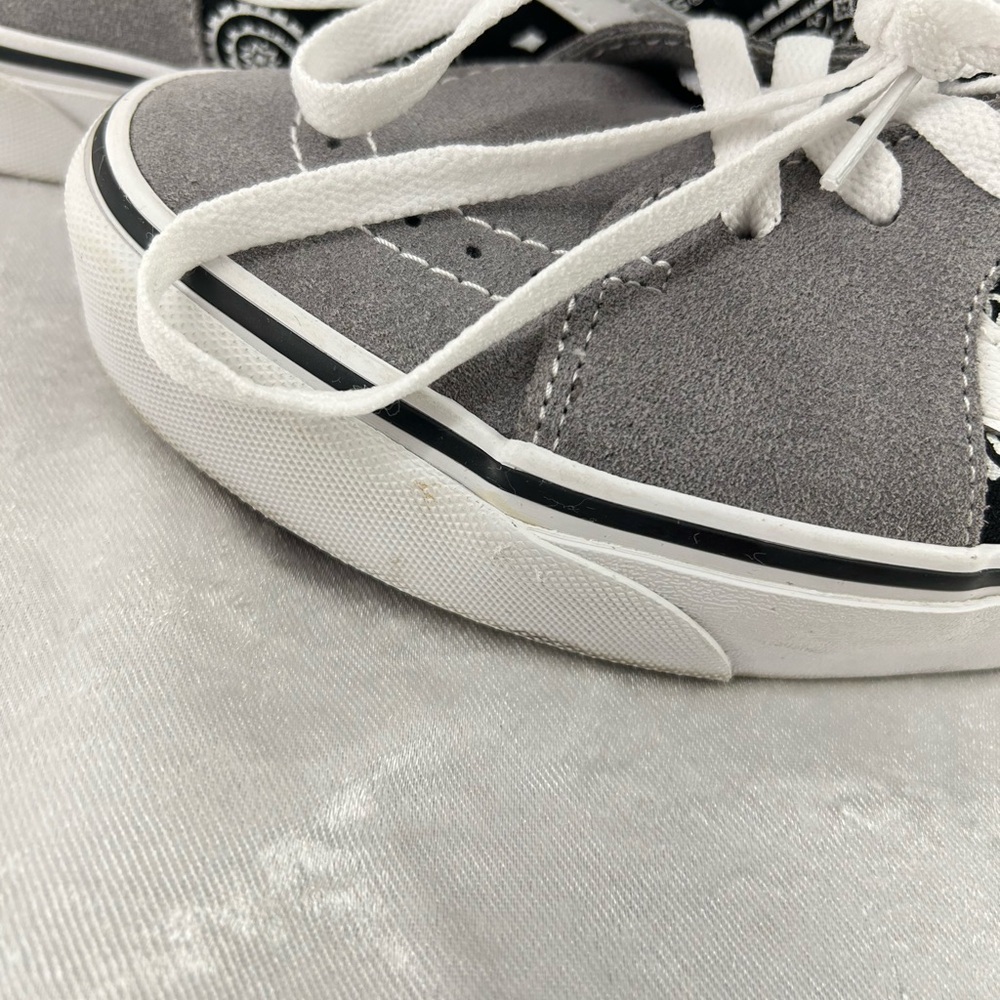Vans Sk8 Low Paisley Suede Sneakers Size W9.5 - Picture 14 of 15